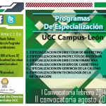 UCC anuncia convocatoria de especializaciones 2014