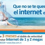 IBW: 3 meses el doble de velocidad al contratar Internet de 1 y 2 megas