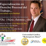 Especialización en Derecho Procesal del Trabajo