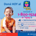 Doná HOY al Teletón con Credomatic!