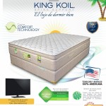 Cama confortable King Koil