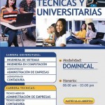 Oferta de Carreras Técnicas y Universitarias