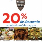 Restaurante El Mesón con 20% de descuento con CREDOMATIC