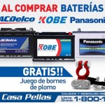 Compra tus baterías en Casa Pellas y llévate un Juego de bornes de plomo Gratis