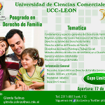 POSTGRADO EN DERECHO DE FAMILIA, UCC-LEÓN