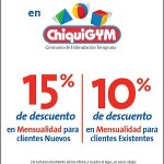 PROMOCIÓN CREDOMATIC Chiqui GYM