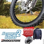 Al comprar 2 llantas, llévate GRATIS un casco o chaqueta